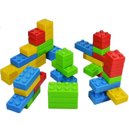 Set de 45 Ladrillos Gigantes Tipo Lego - Tienda